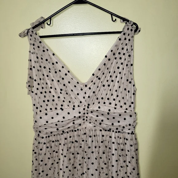 Dorothy Perkins Polka Dot Maxi Dress 10 - Picture 8 of 13